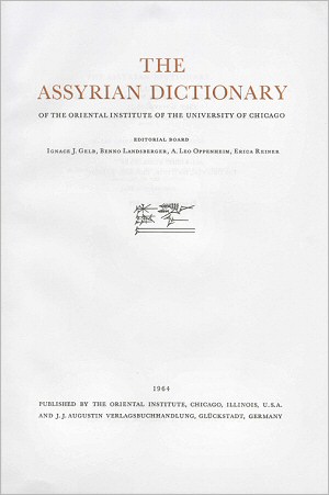 The Assyrian Dictionary