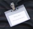 Nino Aho's name badge. Kenosha, Wisconsin, August 30, 2011. Photo: Alexandru Cetateanu