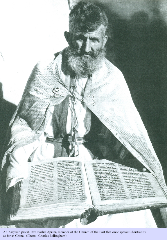 An Assyrian priest, Rev. Basliel Aprim, member of the Church of the East that once spread Christianity as far as China.  (Photo: Charles Bellingham)