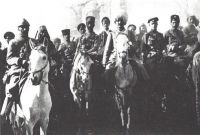 Agha Petrus Elia med sina styrkor i Iran, år 1918.