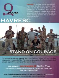 Havresc: Stand on Courage, New York, December 8, 2016.