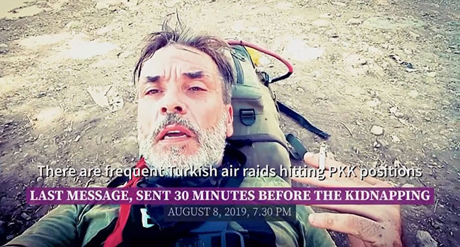 Spanish reporter Ferran Barber kidnapped