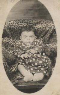 Aprim Minashe Aprim few months old. Circa 1925, Mosul, Iraq.