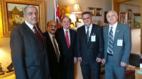 Delegates meeting with The Hon. David Clarke, MLC, Parliamentary Secretary for Justice.