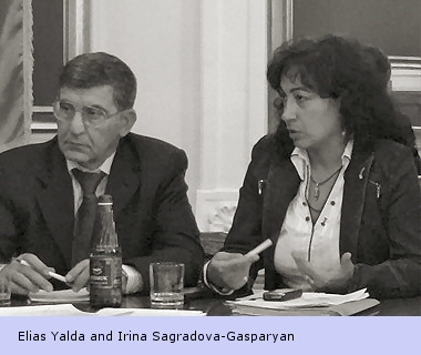 Elias Yalda and Irina Sagradova-Gasparyan