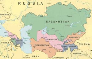 Map: Central Asia