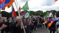 Armenians, Assyrians and Greek activists in Berlin Germany, June 15, 2016.