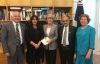 Mr David M. David, President of the Assyrian Australian National Federation, Mrs. Suzy David, AUA senior advisor and former Deputy Secretary General, Minister for Foreign Affairs the Hon Julie Bishop MP, Mr. Hermiz Shahen, Deputy Secretary General of the Assyrian Universal Alliance (AUA) together with Mrs. Karen Bos, from Christian Faith & Freedom held a meeting in parliament house in Canberra, October 21, 2016.