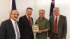 Hermiz Shahen, Hon. Chris Bowen MP, Albert Moshi, and David M. David.