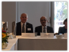 Assyrians in Australia represent their plight at the 2016 DFAT-NGO Forum on Human Rights.  David David and Hermiz Shahen.