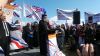 A Demand for Safe Haven: Hundreds Rally in Front of Parliament House in Canberra, Australia, August 28, 2014.