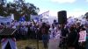 A Demand for Safe Haven: Hundreds Rally in Front of Parliament House in Canberra, Australia, August 28, 2014.