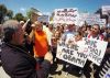 Assyrian Americans held a protest outside the White House in Washington, D.C. to call attention to ISIS’s alleged religious persecution of Iraqi Christians. John Lett.