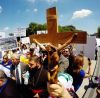 Assyrian Americans held a protest outside the White House in Washington, D.C. to call attention to ISIS’s alleged religious persecution of Iraqi Christians. John Lett.