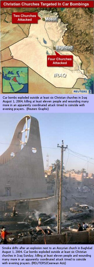 Assyrian churches attacked in Iraq