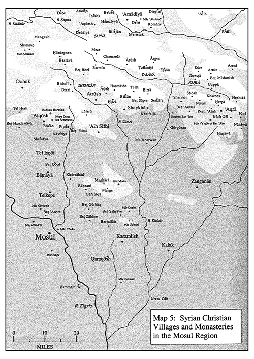 Assyrian Villages and Monasteries in Mosul Region
