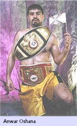 Anwar Oshana: IBF Regional Super Middleweight Champion